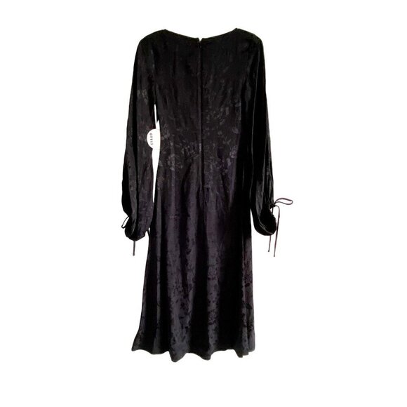 Staud Sofia Midi Dress, Black, Size 0, New with Tag - Picture 4 of 13